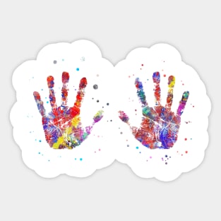 Handprint Sticker